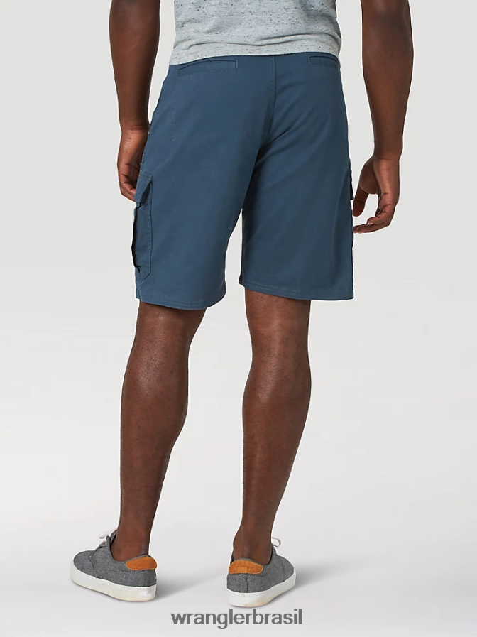 Wrangler short cargo stretch autêntico azul meia-noite (10zm6acmb) homens roupas 00LN6N557