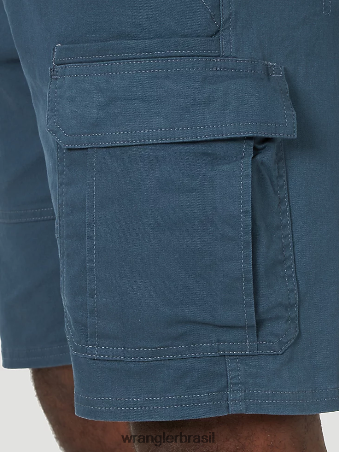 Wrangler short cargo stretch autêntico azul meia-noite (10zm6acmb) homens roupas 00LN6N557