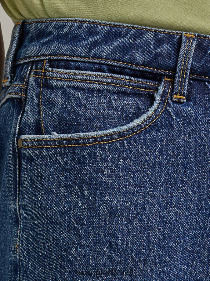 Wrangler short cintura alta no meio da coxa Malibu (112334704) mulheres roupas 00LN6N828