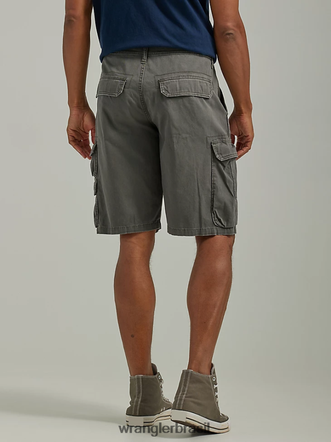 Wrangler short de carga empilhada premium cinco estrelas azeitona monótona (112336364) homens roupas 00LN6N534