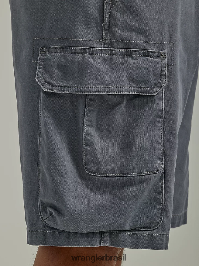 Wrangler short de carga empilhada premium cinco estrelas estanho (112336362) homens roupas 00LN6N530