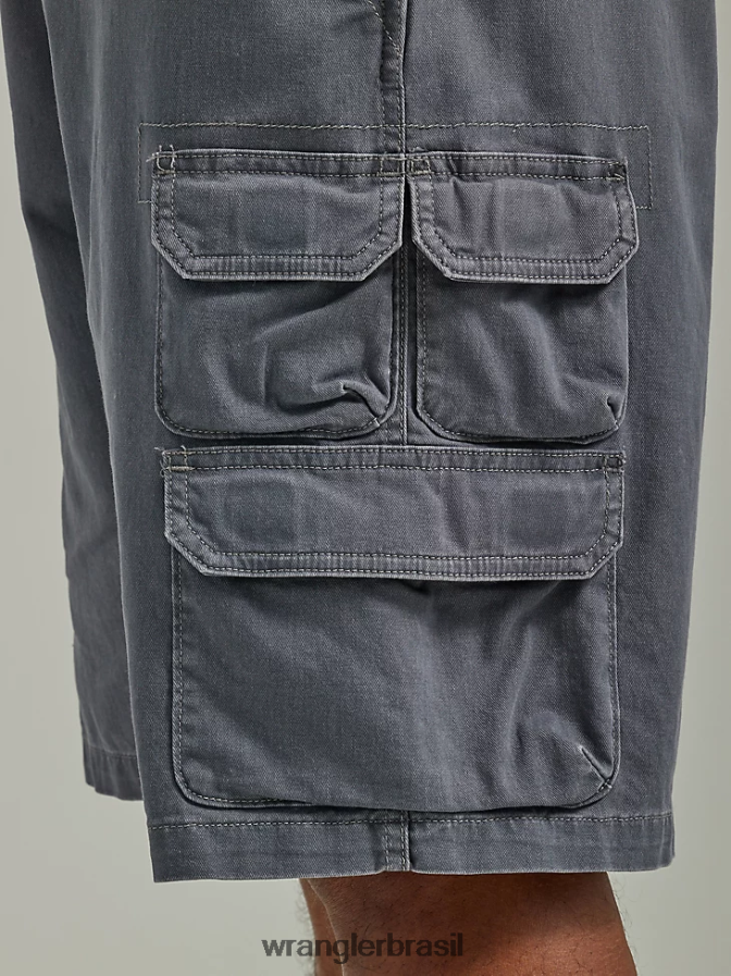 Wrangler short de carga empilhada premium cinco estrelas estanho (112336362) homens roupas 00LN6N530