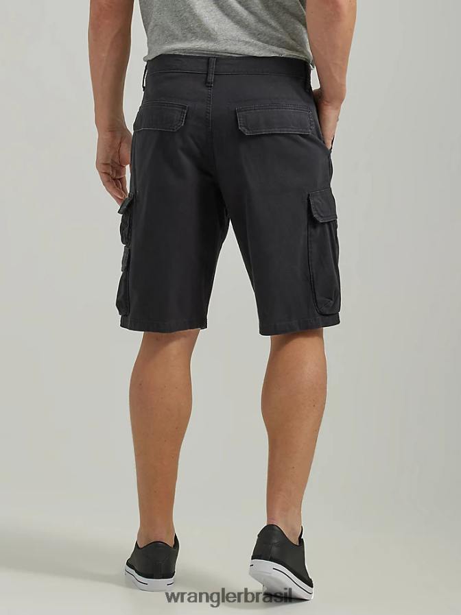 Wrangler short de carga empilhada premium cinco estrelas preto (112336360) homens roupas 00LN6N528