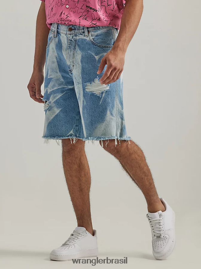 Wrangler short jeans folgado pomar de ossos (112332620) homens roupas 00LN6N582