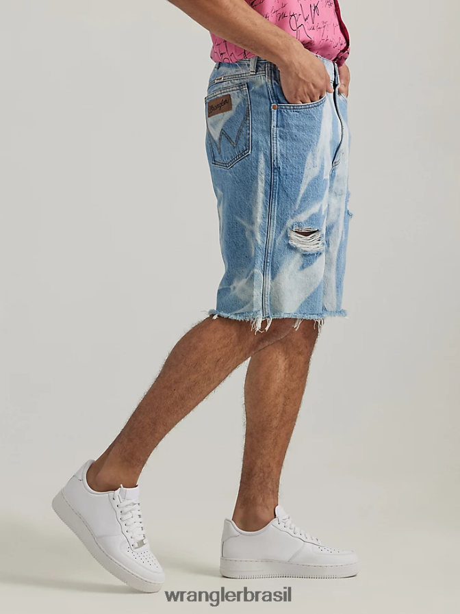 Wrangler short jeans folgado pomar de ossos (112332620) homens roupas 00LN6N582