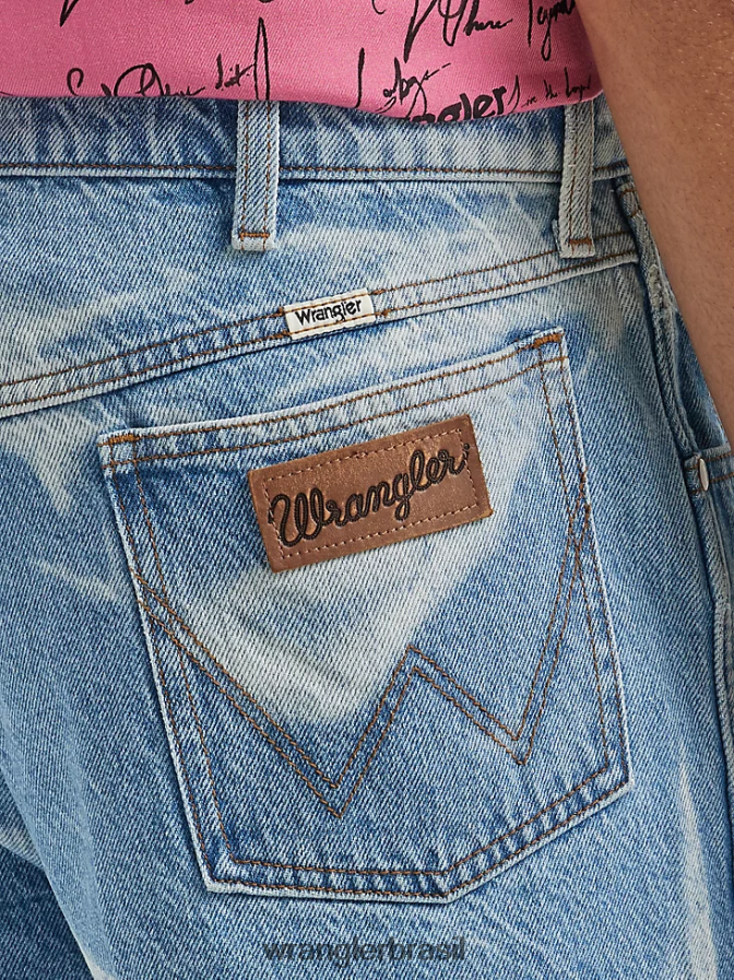 Wrangler short jeans folgado pomar de ossos (112332620) homens roupas 00LN6N582