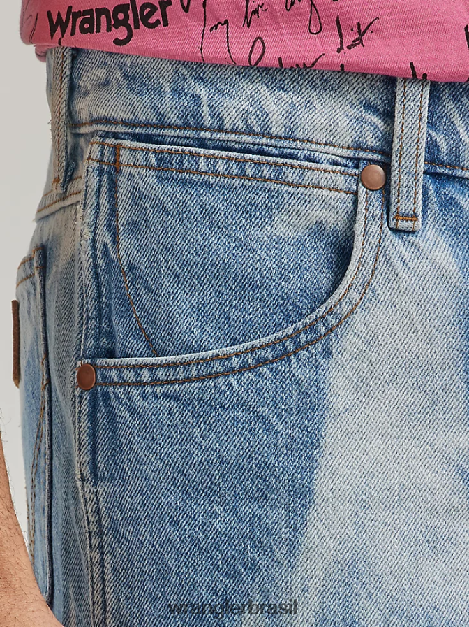 Wrangler short jeans folgado pomar de ossos (112332620) homens roupas 00LN6N582