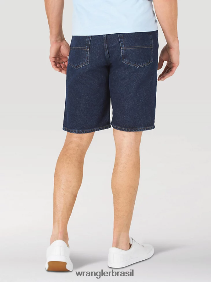 Wrangler short jeans relaxado authentics enxágue escuro (10zm2s0dr) homens roupas 00LN6N586