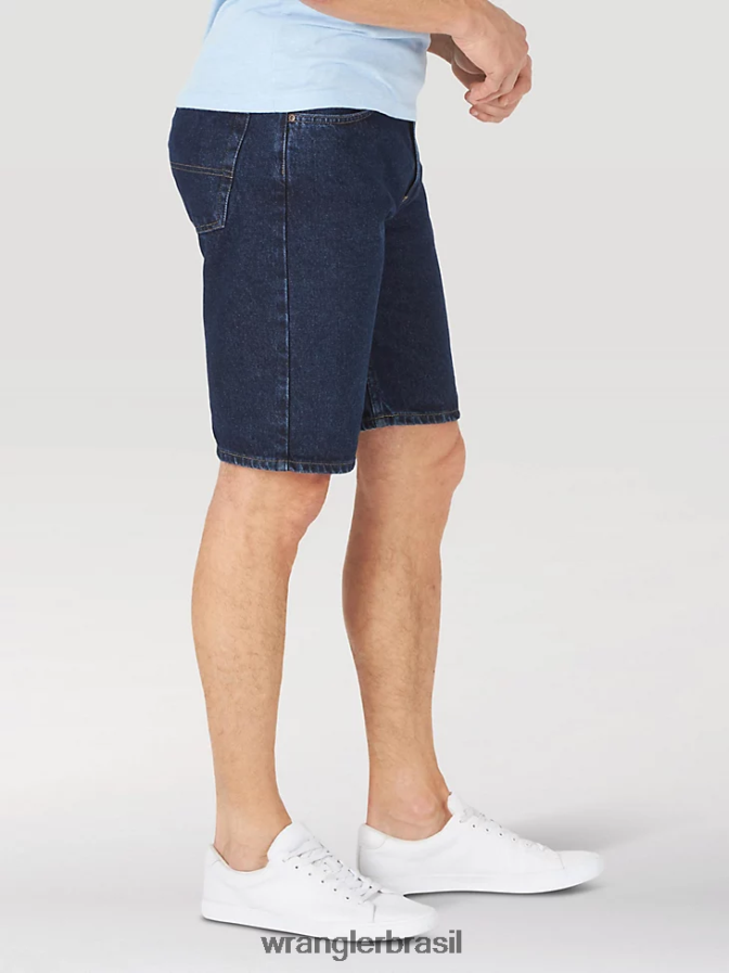 Wrangler short jeans relaxado authentics enxágue escuro (10zm2s0dr) homens roupas 00LN6N586