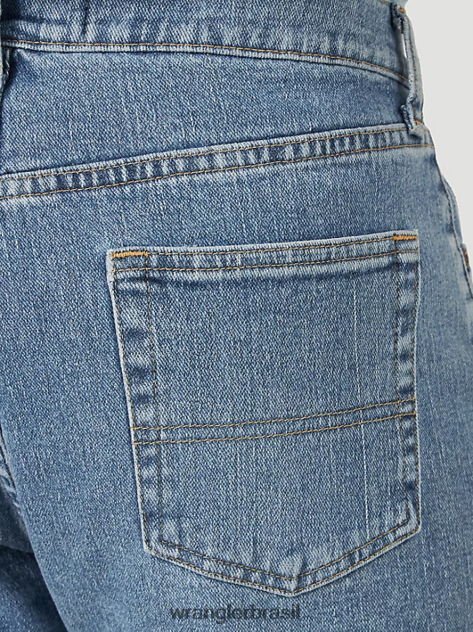 Wrangler short jeans relaxado authentics luz de lavagem de pedra (10zm2s0sf) homens roupas 00LN6N585