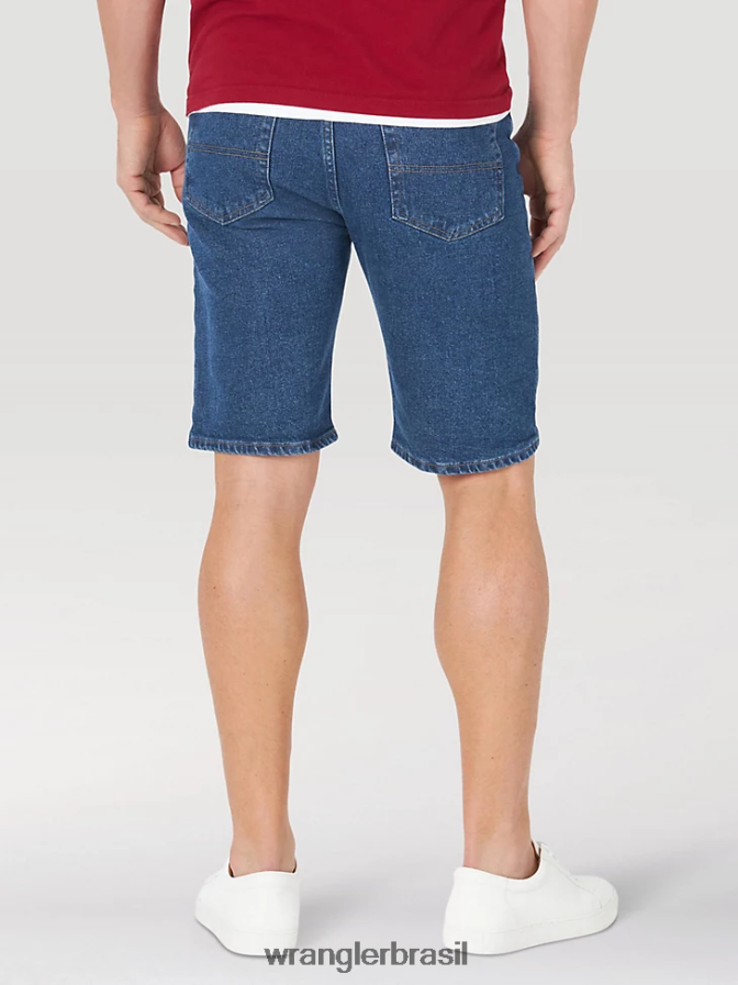 Wrangler short jeans relaxado authentics pedra escura (10zm2s0dx) homens roupas 00LN6N587