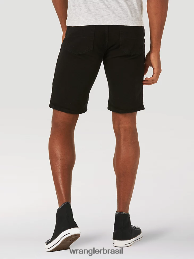 Wrangler short jeans relaxado authentics preto azeviche (10zm2s0jb) homens roupas 00LN6N588