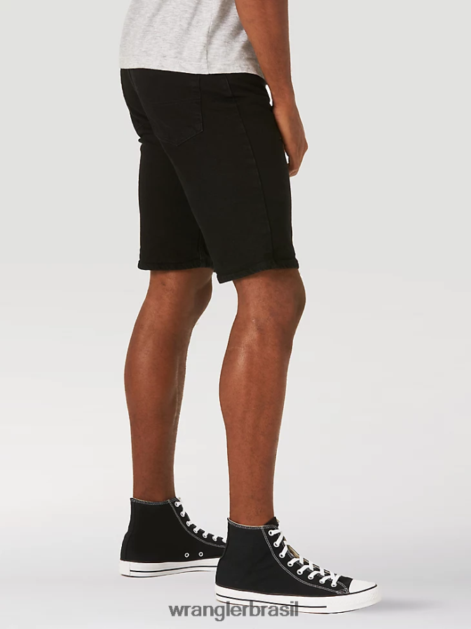 Wrangler short jeans relaxado authentics preto azeviche (10zm2s0jb) homens roupas 00LN6N588