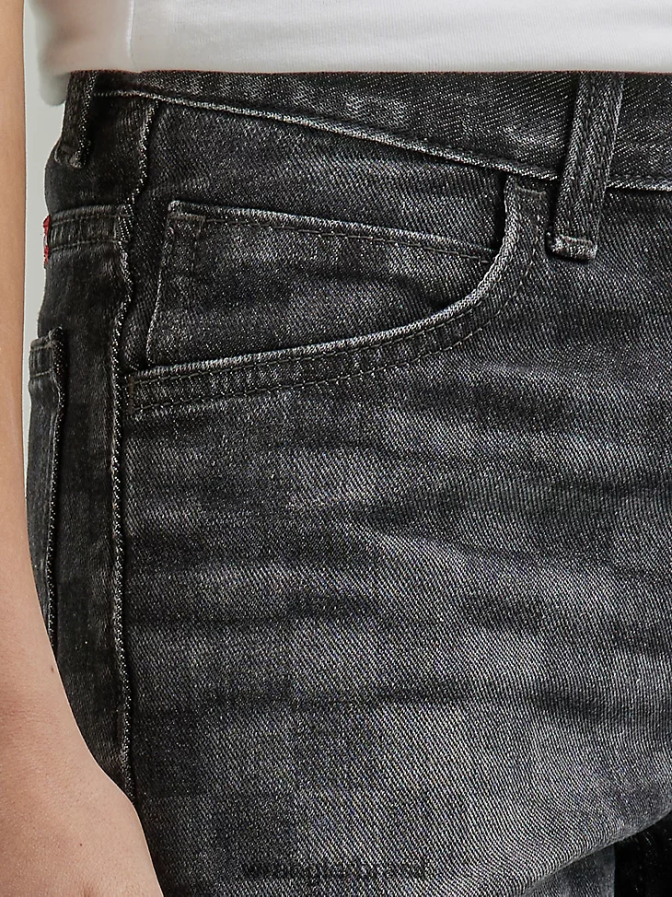 Wrangler short jeans xadrez preto (112335594) Rapazes roupas 00LN6N1037