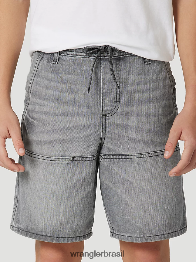 Wrangler short skatista descontraído cinza (112317195) Rapazes roupas 00LN6N1020