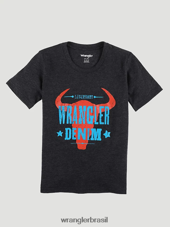 Wrangler short skatista descontraído preto (112317194) Rapazes roupas 00LN6N1019