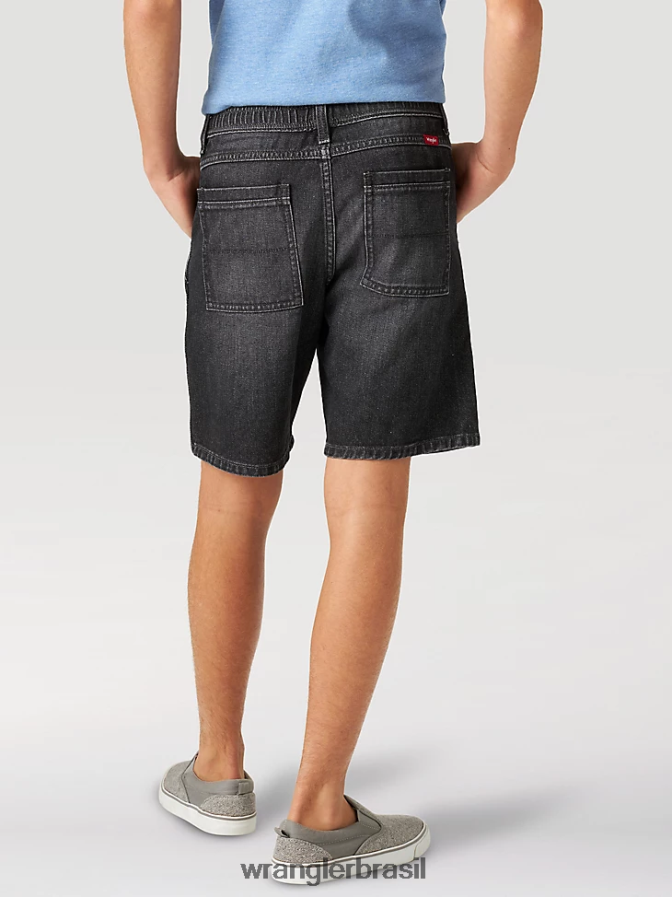 Wrangler short skatista descontraído preto (112317194) Rapazes roupas 00LN6N1019