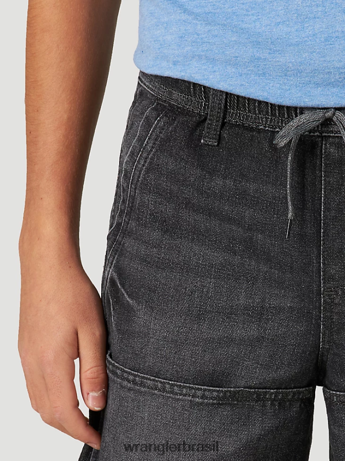Wrangler short skatista descontraído preto (112317194) Rapazes roupas 00LN6N1019