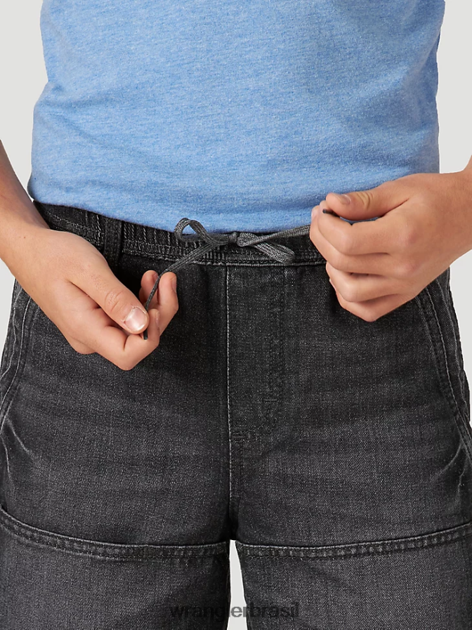 Wrangler short skatista descontraído preto (112317194) Rapazes roupas 00LN6N1019