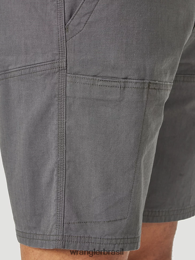 Wrangler short utilitário com bolso lateral atg pavimento (ns923pv) homens roupas 00LN6N609