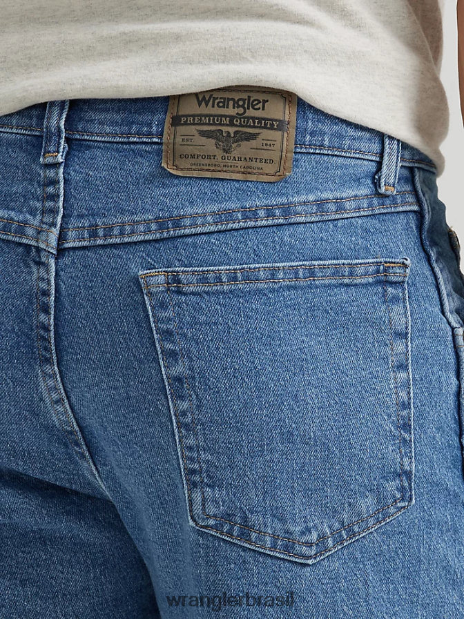 Wrangler série de soluções de conforto jeans com ajuste confortável flexível leve (855waql) homens roupas 00LN6N110
