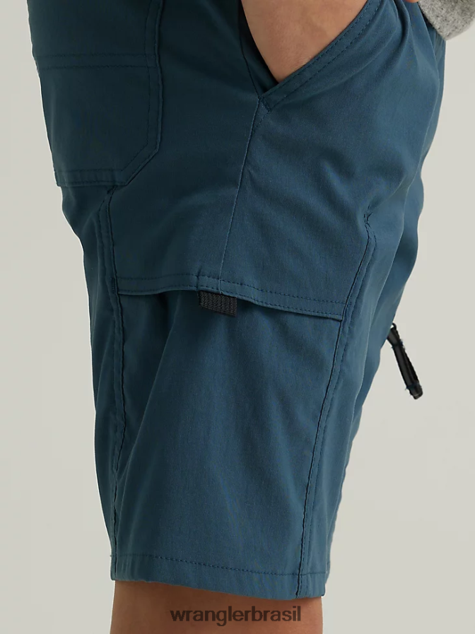 Wrangler tecnologia curta azul orion (112336177) Rapazes roupas 00LN6N1016