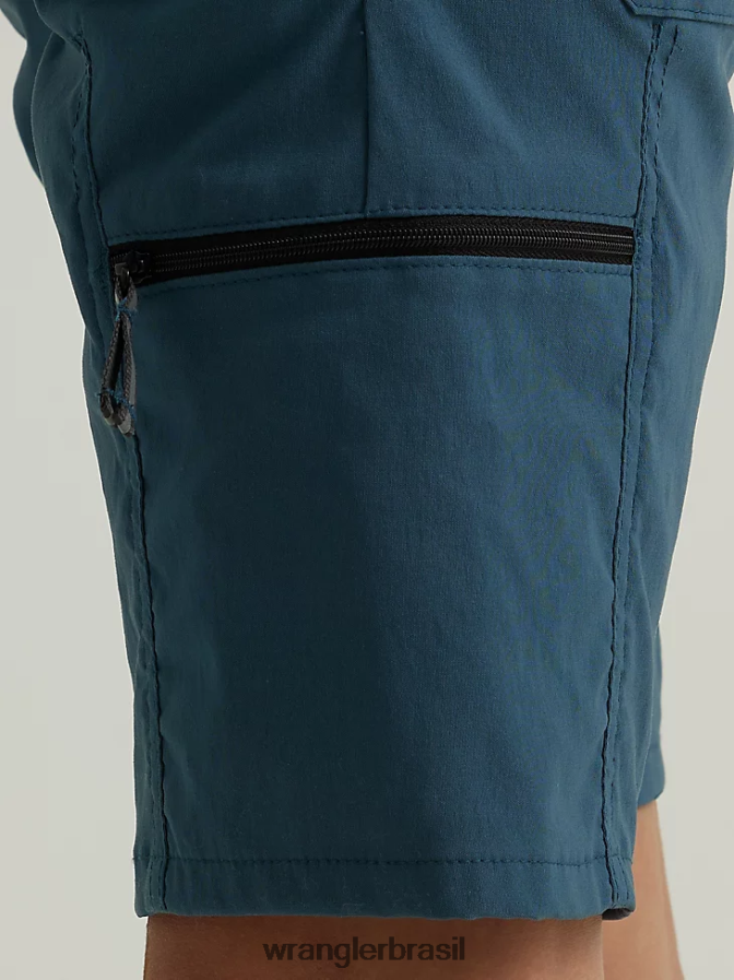 Wrangler tecnologia curta azul orion (112336177) Rapazes roupas 00LN6N1016
