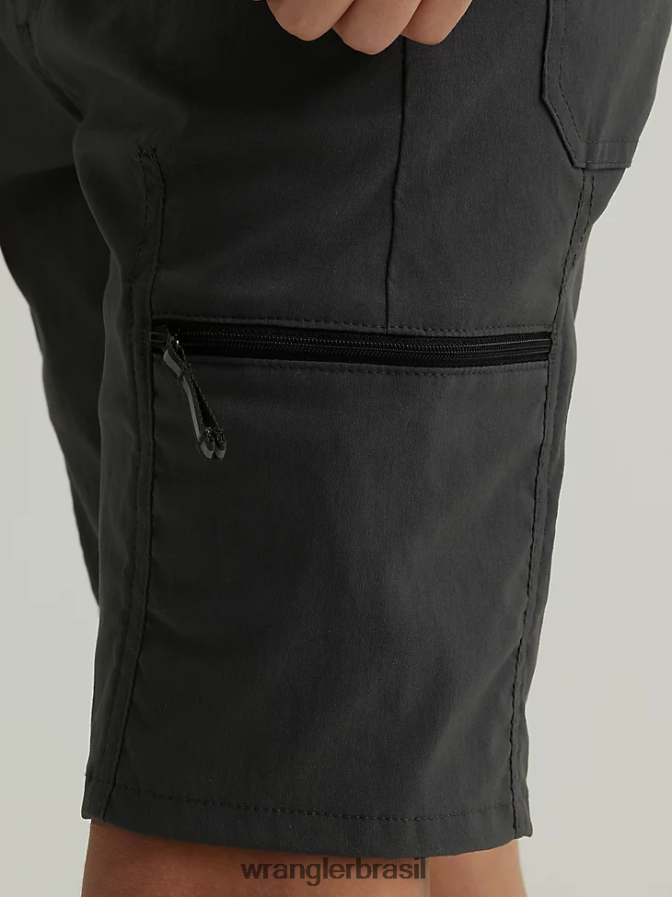 Wrangler tecnologia curta cinza (112336185) Rapazes roupas 00LN6N1018