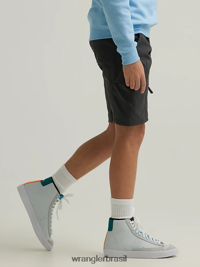 Wrangler tecnologia curta cinza (112336185) Rapazes roupas 00LN6N1018