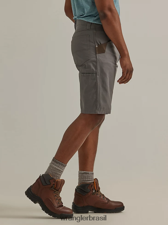 Wrangler técnico de vestuário de trabalho curto grafite (112337762) homens roupas 00LN6N572