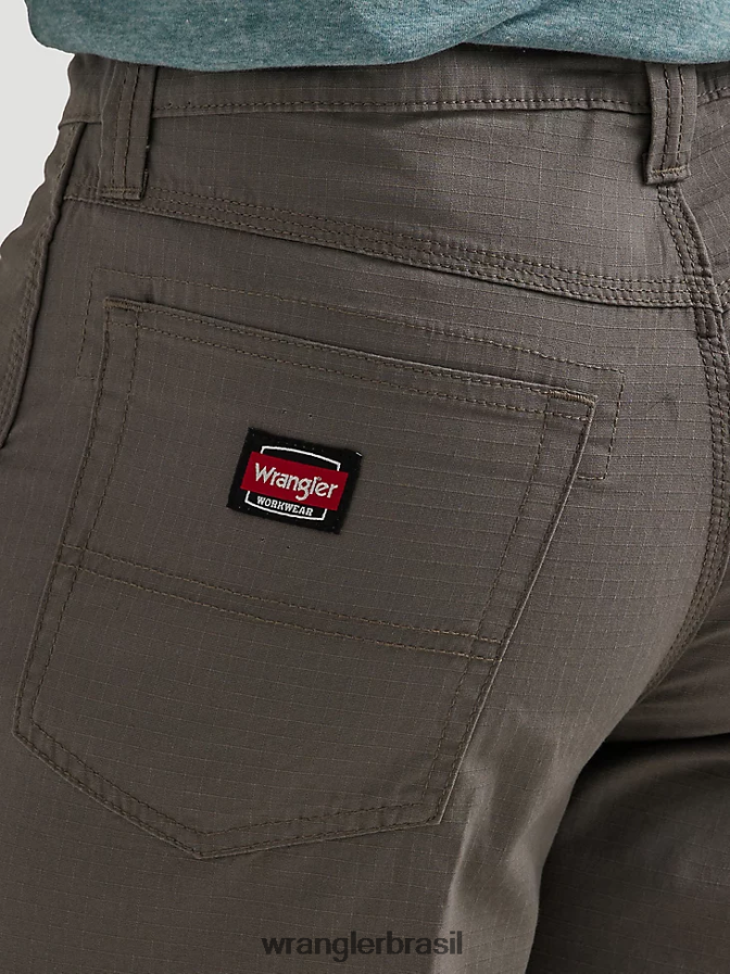 Wrangler técnico de vestuário de trabalho curto grafite (112337762) homens roupas 00LN6N572
