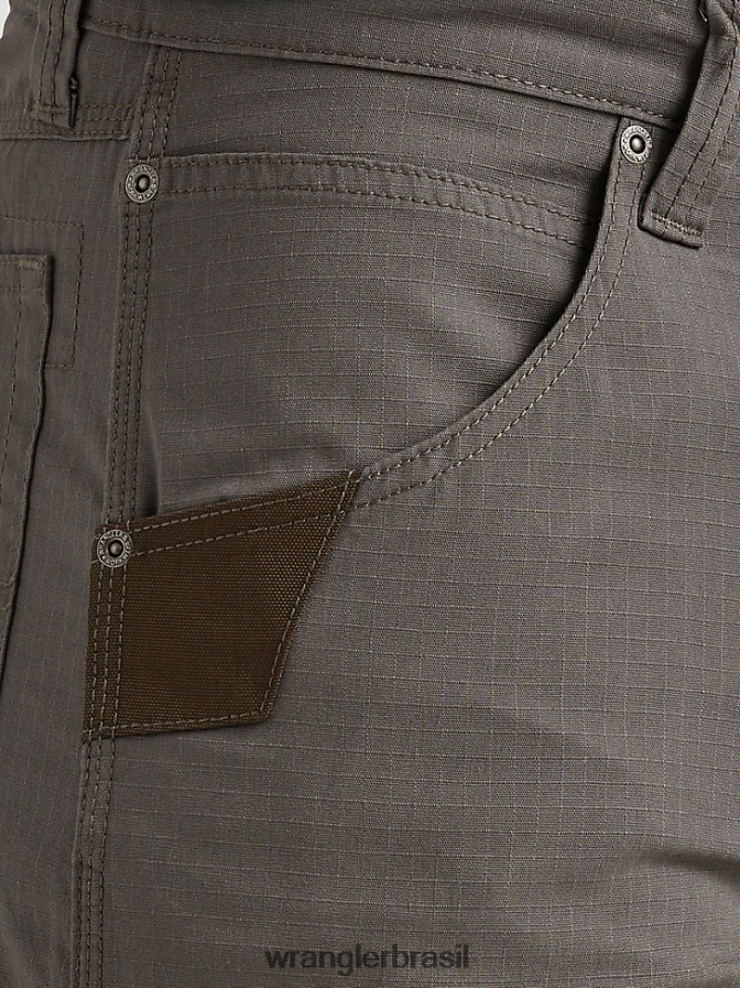 Wrangler técnico de vestuário de trabalho curto grafite (112337762) homens roupas 00LN6N572