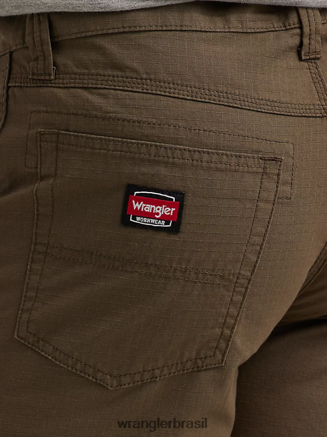 Wrangler técnico de vestuário de trabalho curto loden (112337761) homens roupas 00LN6N573