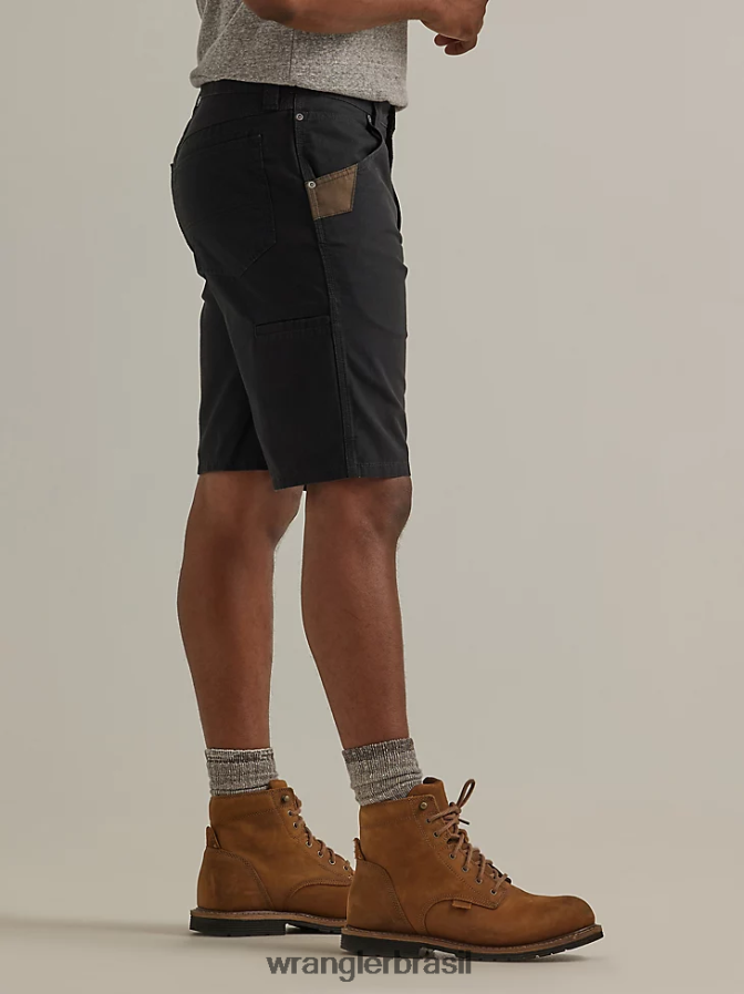 Wrangler técnico de vestuário de trabalho curto preto (112337764) homens roupas 00LN6N574