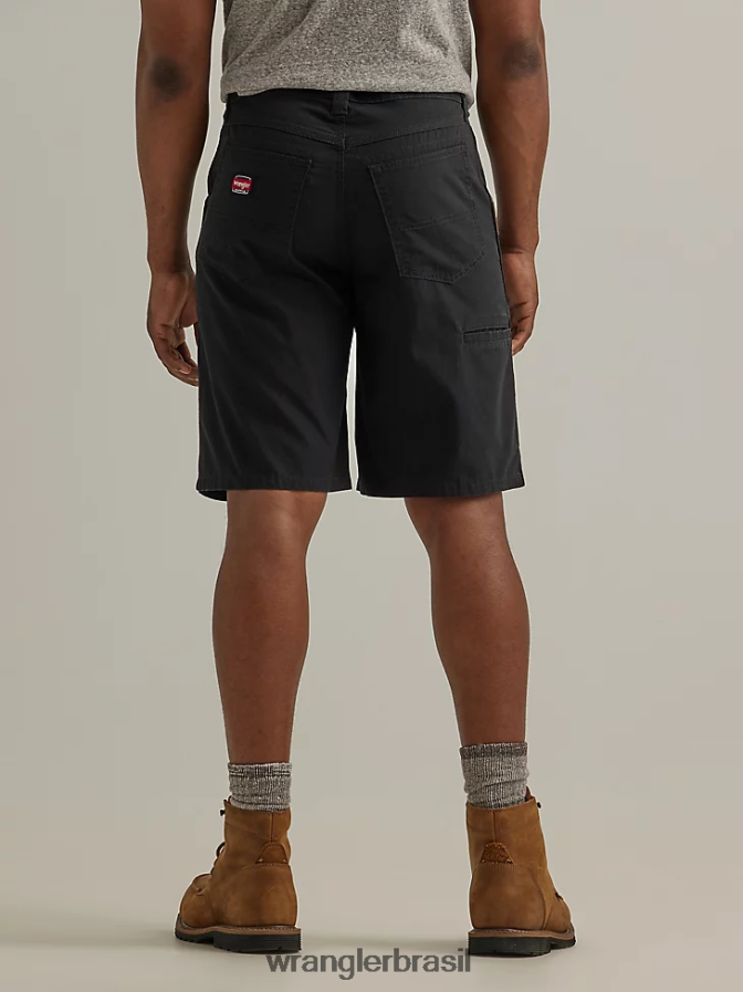 Wrangler técnico de vestuário de trabalho curto preto (112337764) homens roupas 00LN6N574