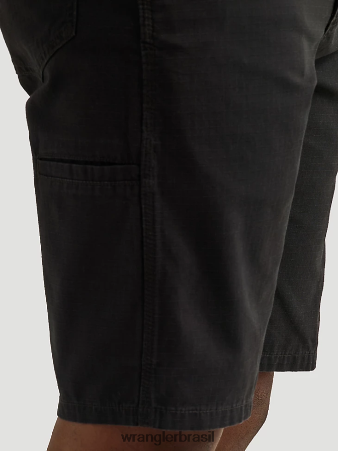 Wrangler técnico de vestuário de trabalho curto preto (112337764) homens roupas 00LN6N574