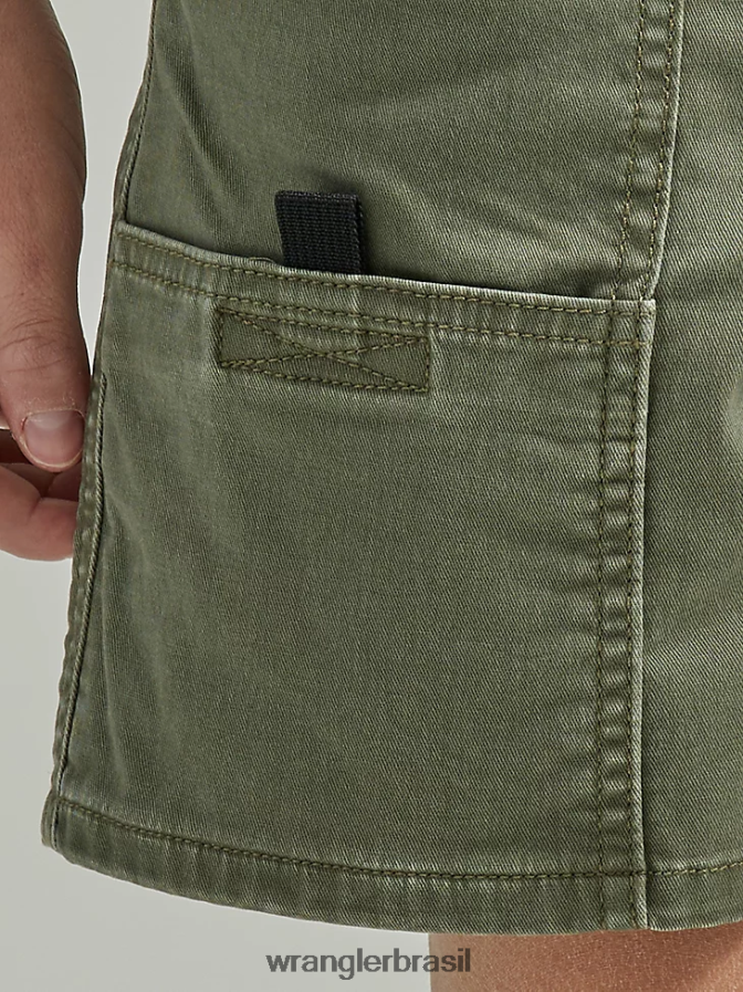 Wrangler utilidade curta (husky) azeitona (112335702) Rapazes roupas 00LN6N1031