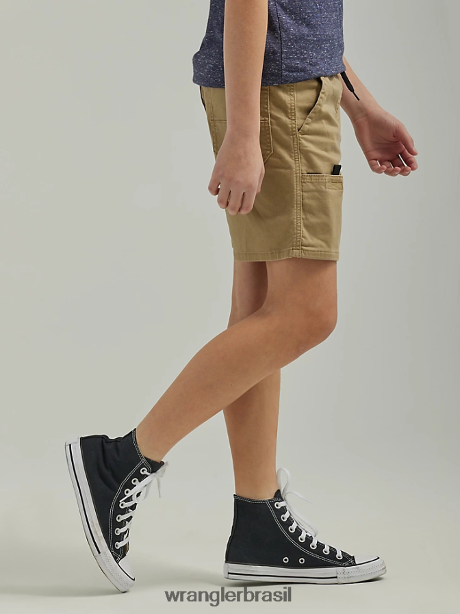 Wrangler utilidade curta (husky) carvalho petrificado (112335700) Rapazes roupas 00LN6N1030