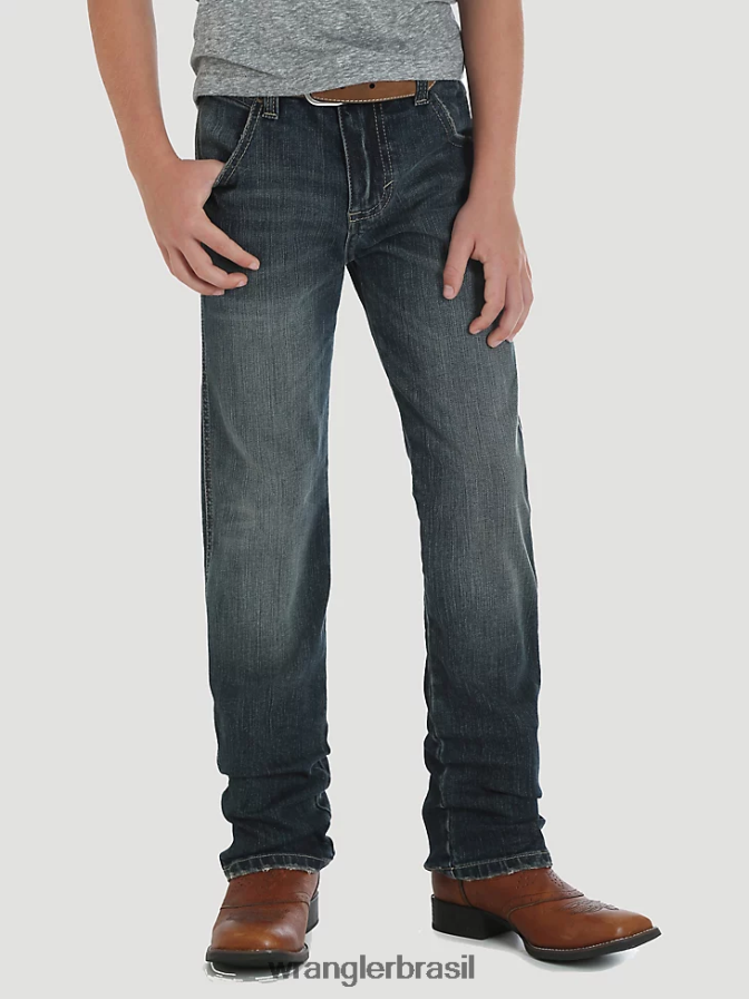 Wrangler calça jeans reta retrô slim Jerônimo (88bwzjm) Rapazes roupas 00LN6N946