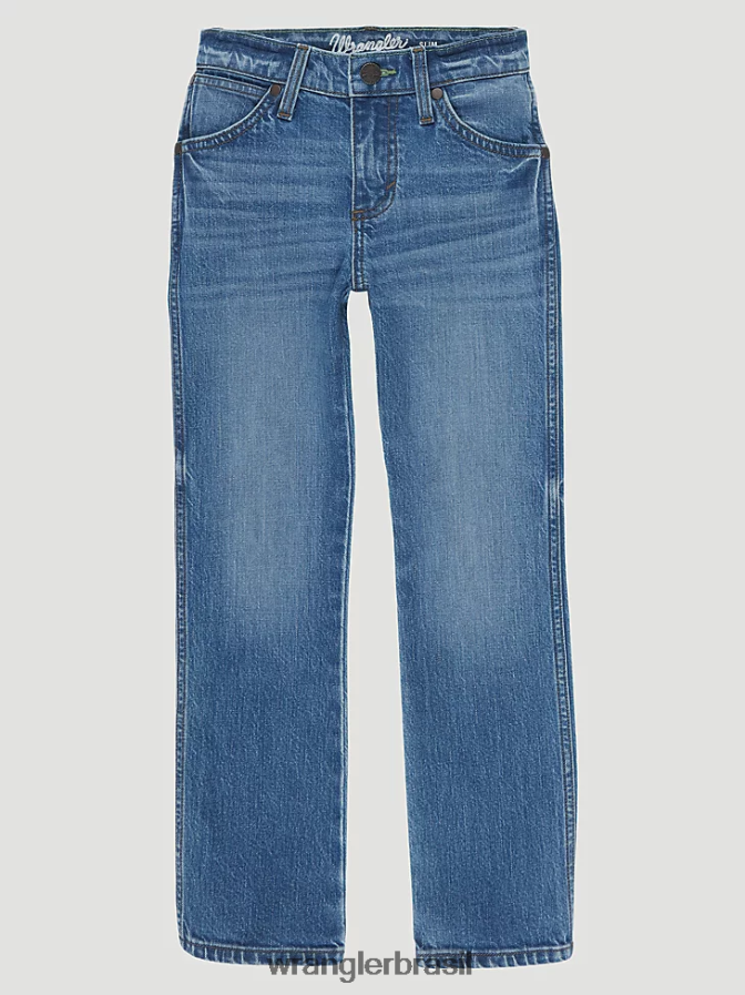 Wrangler calça jeans reta retrô slim acres de diamante (112330400t) Rapazes roupas 00LN6N1068