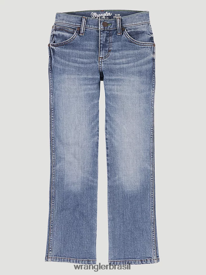 Wrangler calça jeans reta retrô slim pagamento (112314628t) Rapazes roupas 00LN6N1065