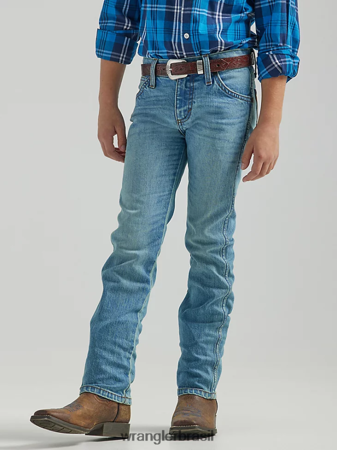 Wrangler calça jeans reta retrô slim passe de búfalo (112326511t) Rapazes roupas 00LN6N1067