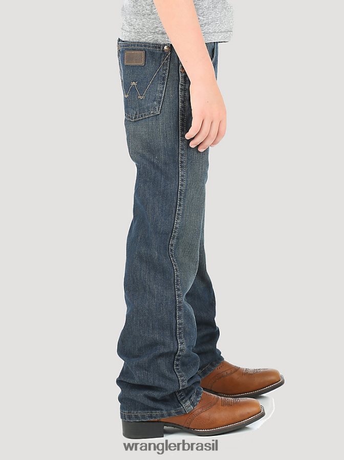 Wrangler calça jeans retrô bootcut céu noturno (brt20ns) Rapazes roupas 00LN6N943