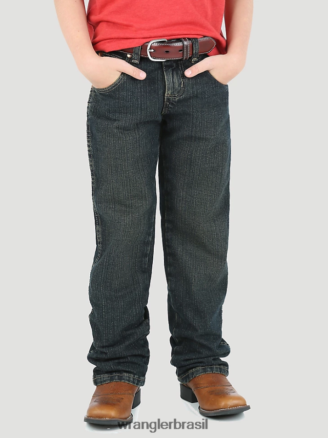 Wrangler calça jeans retrô reta rio rolante (brt30rr) Rapazes roupas 00LN6N1000