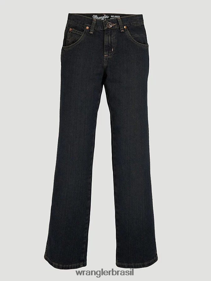 Wrangler calça jeans retrô reta rio rolante (jrt30rr) Rapazes roupas 00LN6N1015