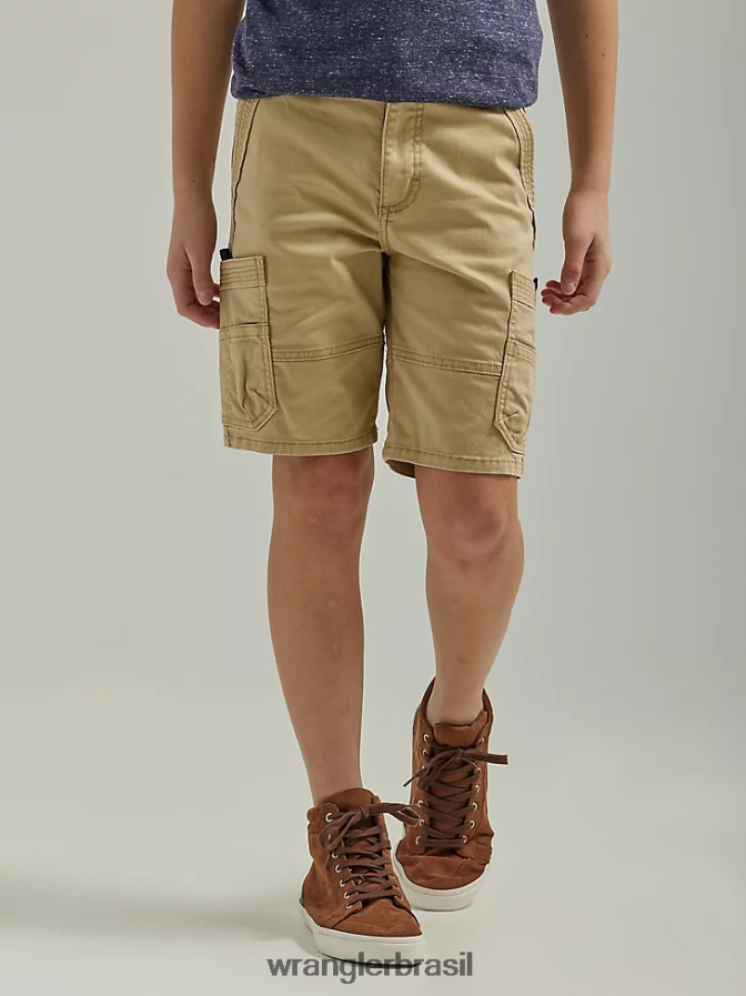 Wrangler short cargo gamer (husky) caramelo (112334590) Rapazes roupas 00LN6N1010