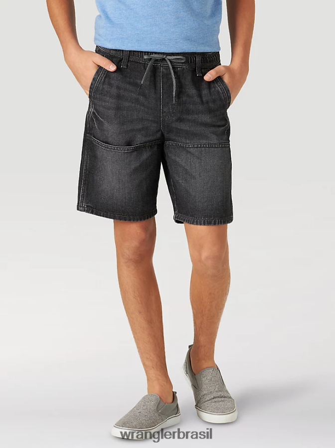 Wrangler short skatista descontraído preto (112317194) Rapazes roupas 00LN6N1019
