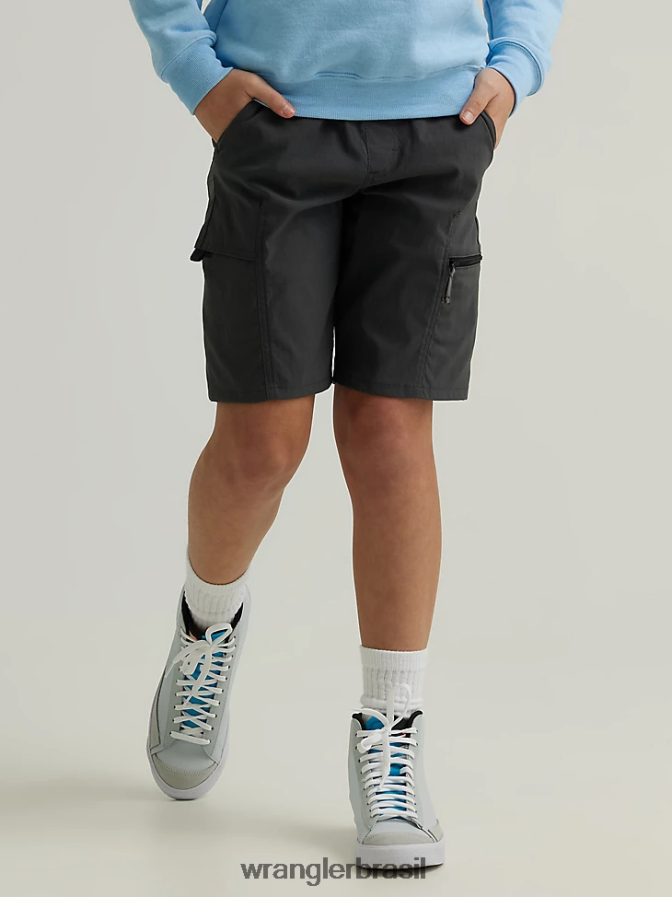 Wrangler tecnologia curta cinza (112336185) Rapazes roupas 00LN6N1018