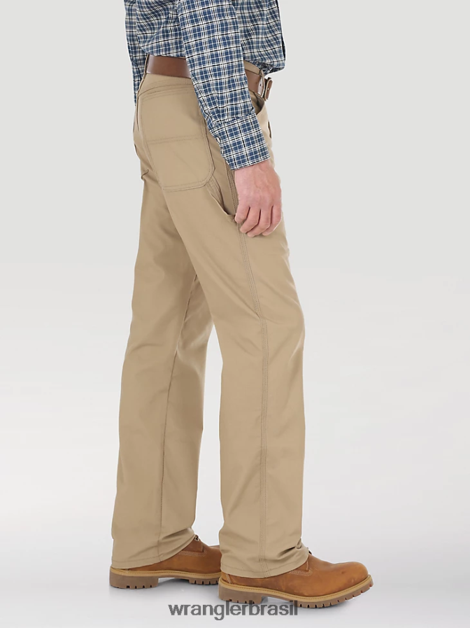 Wrangler Riggs Workwear fr calça de carpinteiro resistente a chamas cáqui (10fr3w02k) homens roupas 00LN6N265