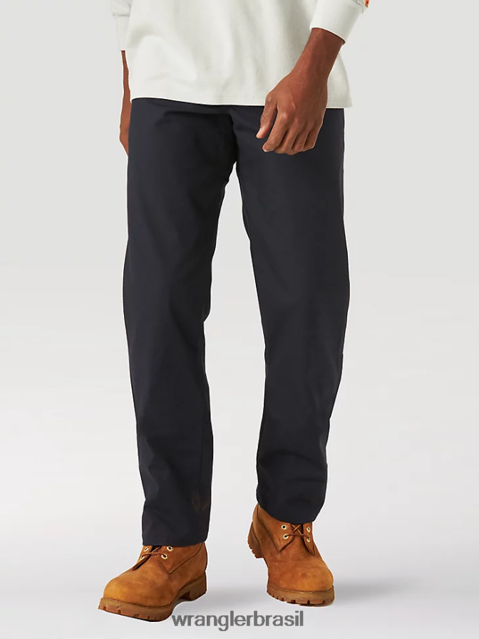 Wrangler Riggs Workwear fr calça de carpinteiro resistente a chamas marinha (fr3wacb) homens roupas 00LN6N264